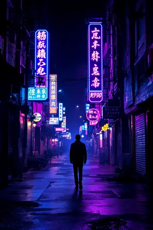 霓虹旧梦 高清海报