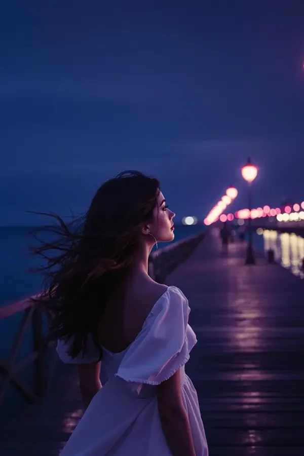 海风与白裙 高清海报